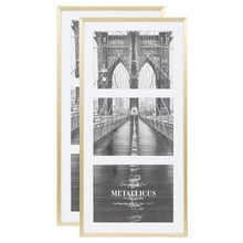 Amara 5 x 7" 3 Slot Collage Photo Frames (Set of 2)